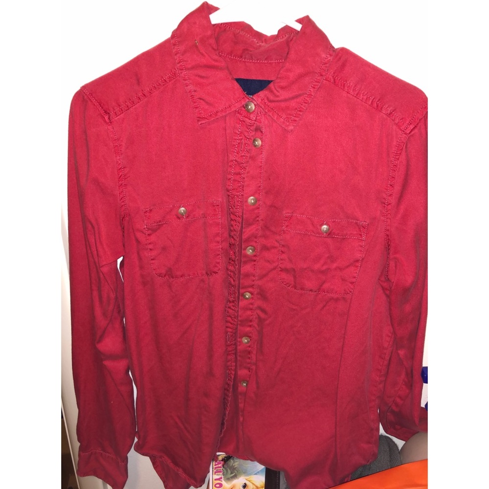 Red Flannel Button Up
